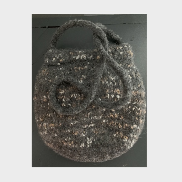 Evening Felted Wool Purse - Picture 7 of 7